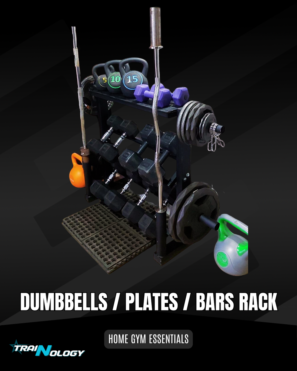 Dumbbells / Plates / Bars Rack HGE
